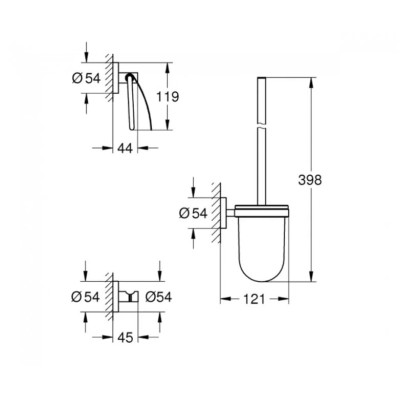 Набір аксесуарів для ванної кімнати Grohe Essentials (40407001)