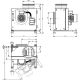 Кухонний витяжний вентилятор Salda KF T120 315-4 L3