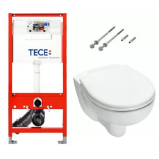 Модуль ТЕСЕbase 9400001 + Унітаз підвісний ТЕСЕ з кришкою soft-close