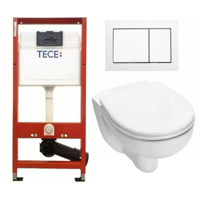 Інсталяційна система TECEbase 9400000 + Унітаз підвісний ТЕСЕ з кришкою soft-close