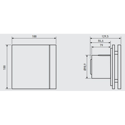 Витяжний вентилятор Soler&Palau Silent-100 CZ Design